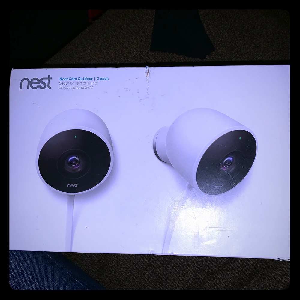 Brand New NEST-CAM Outdoor/2-pack Security